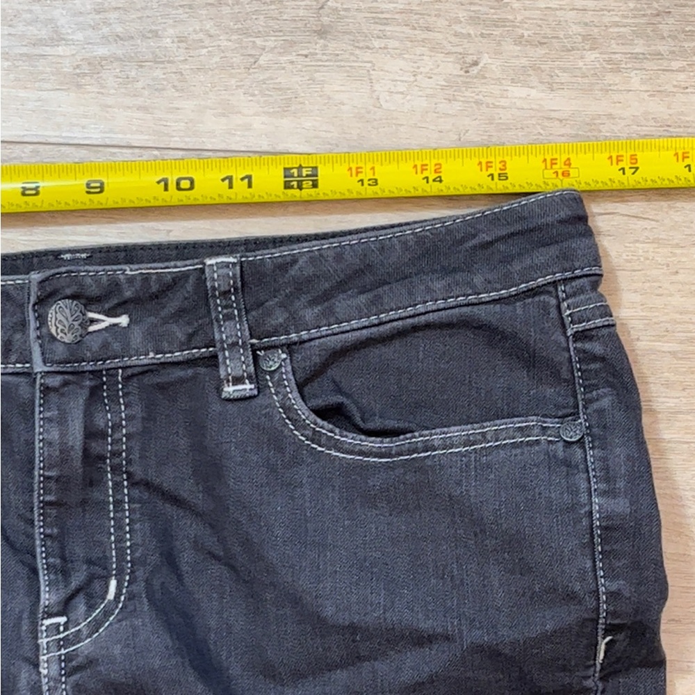 Prana Women’s Dark Gray Straight Jeans Size 8/29 - Picture 5 of 6